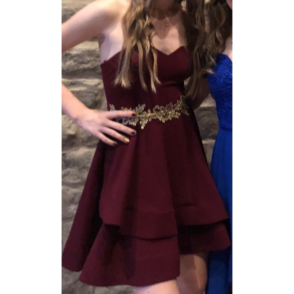 Strapless dress